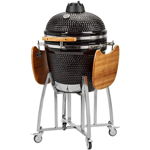 <span class=keywords><strong>Barbecue</strong></span> moderne de 21 pouces style de vie en plein air en forme d'oeuf <span class=keywords><strong>Barbecue</strong></span> en céramique au charbon de bois Kamado Grill - Product Image 2