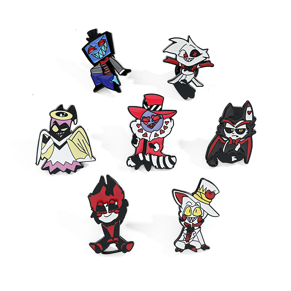 Newly Funny Anime Merchandise Alastor Hazbin Hotel Enamel Pin
