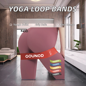 5-48lbs anti-dérapant résistance à la maison Yoga boucle bandes TPE étirement élastique Fitness entraînement entraînement bandes d'exercice - Product Image 2