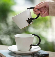 Tasse à café latte en céramique de qualité supérieure, mug exclusif pour femmes, tasse à café pour le café filtre à domicile