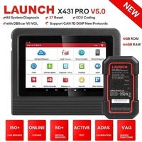100% Original para X431 V 5.0 (X431 Pro3S) Tableta de Diagnóstico de Sistema Completo con Wifi de 10.1 Pulgadas, 1 Año de Garantía, Compatible con CANFD