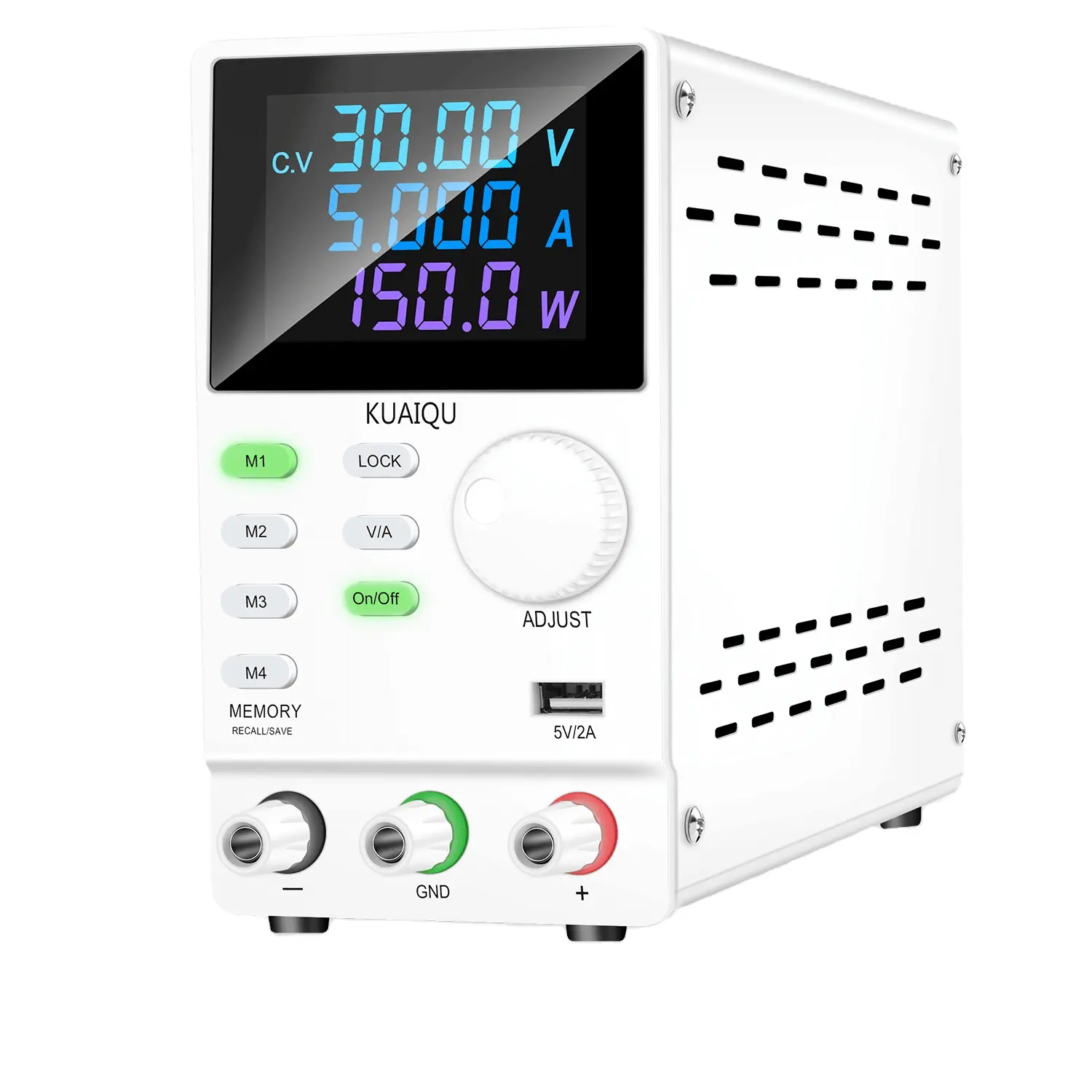 KUAIQU SPPS305D Adjustable Power Supply 30V 5A RS232 Programmable DC Power Supply 5V 2A USB Port Regulated Power Supplies