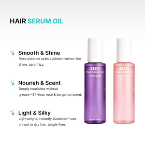 ZLZR Huile Essentielle Capillaire Parfumée Longue Durée Hydratante Nourrissante Anti-Fourches avec Hyaluronate de Sodium - Product Image 2
