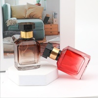 Botella de Perfume de Alta Gama con Color Degradado, 30 ml, Portátil, Recargable, con Pulverizador, Boquilla de Aluminio, Cubierta de Plástico, Botella de Vidrio Exquisita