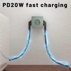 Trends Hitrends 6-in-1 PD20W Cube Adapter 6-Socket Cube Without Cable EU <b>Plug</b> Standard 3 <b>USB</b> a <b>C</b> Multi <b>Plug</b> Home Office Charging - Product Image 2