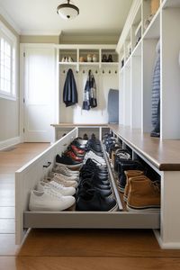 Prima Premium Walk in <strong>Wardrobe</strong> System All White Oak Engineered Wood Cabinetry Textured Shelf <strong>Inserts</strong> <strong>Wardrobe</strong> - Product Image 4