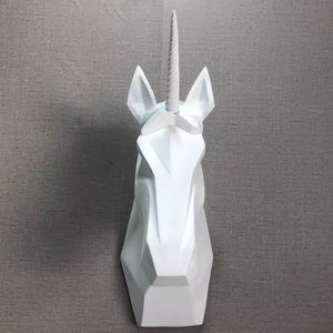 Statua da Parete 3D in Resina di Cavallo Volante Nero a Grandezza Naturale, Scultura da Appendere per Laurea, Prezzi all'Ingrosso di Fabbrica - Product Image 4