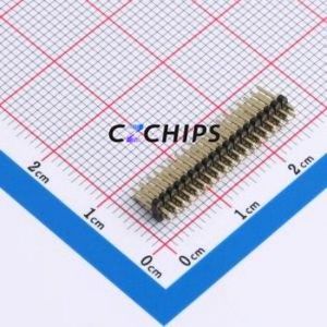X1321WV-2x19J-C40D18 Pin Header Through hole Component (THT),P=1.27mm Connector 2x19P 1.27mm 1.27mm Pin Header - Product Image 2