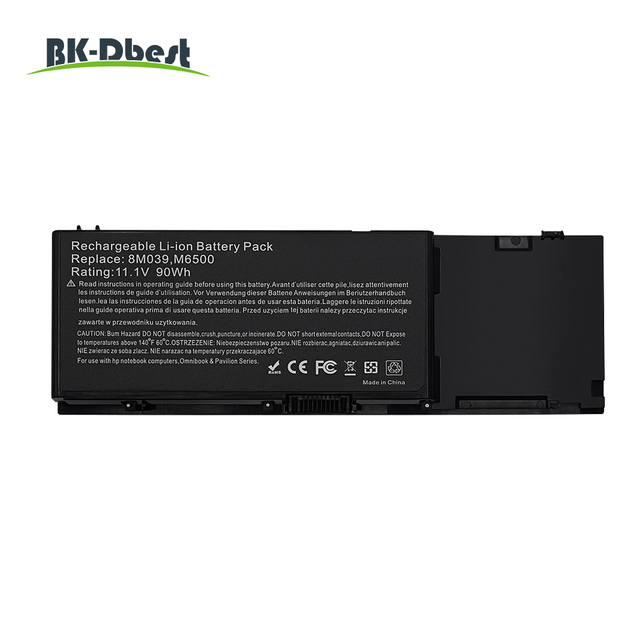 BK-Dbest Laptop Battery for Dell Precision M6400 M6500,fits C565C DW554 F678F G102C J012F KR854 P267