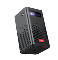 Mini projecteur portable DLP Pico LED C900 Android 9 2.4G/5G WiFi 4K Ready 200 Lumens 3D 2 Go 32 Go avec batterie intégrée et son stéréo HIFI