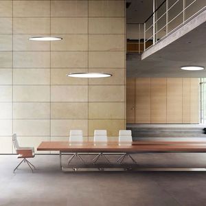 Ultra delgado 300mm 400mm 500mm 800mm 1000mm 1200mm suspendido transparente redondo Led Luz de panel plano 600mm - Product Image 5