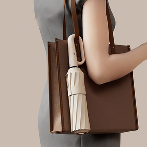 Tragbare Schnalle Haken <span class=keywords><strong>Loop</strong></span> Lock Griff automatische UV 12 Rippen Regenschirm benutzer definierte Farbe neues Produkt Design <span class=keywords><strong>3</strong></span> Klapp schirm mit Logo - Product Image 5