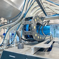 Machine de capsulage automatique pour mayonnaise confiture shampooing bocaux de riz liquide visqueux pour boissons industries chimiques moteur à engrenages PLC