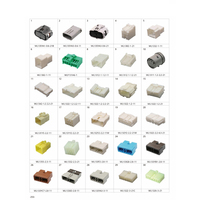 Clip para Automóvil PP9204801, Conector Automotriz, Cubierta para Cable, Componentes Electrónicos