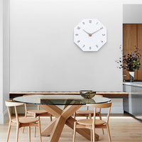 Horloge murale combinée en MDF pour décoration intérieure, nouveauté originale, horloges murales personnalisées et abordables