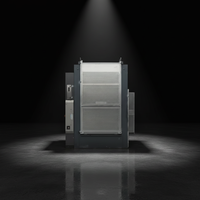 Ascenseur de chantier électrique haute sécurité avec dispositif anti-chute, palan à double cage 2000 kg avec moteur-pompe pour projets en hauteur