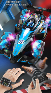 Voiture de course RC 4x4 <span class=keywords><strong>F1</strong></span> pour enfants, avec effets lumineux, musique et pulvérisation, télécommandée - Product Image 3