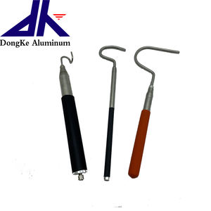 Yeni ürün kişiselleştirilmiş özelleştirilmiş yılan tutucular teleskopik çubuk paslanmaz çelik uzatma direği kanca ile parçaları açık - Product Image 1