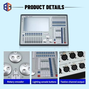 Consola de Iluminación Profesional de Cuarzo V17.1, Interruptor Manual, Luz de Haz DMX512, Par, Voltaje de 220v, Dimmer Fabricado para Iluminación de Escenarios - Product Image 2
