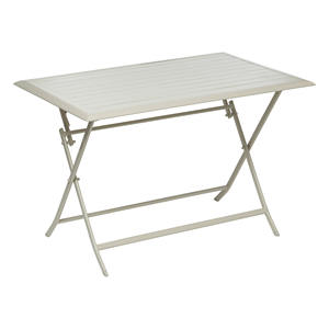 TABLE PLIANTE AZUA CM 110X71 ALUMINIUM CLAY - Product Image 1