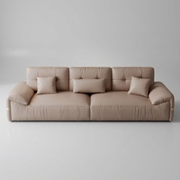 Canapé modulaire de style moderne pour la maison, trois places, en cuir PU, garni d'éponge, pour salon, appartement, hôtel