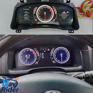 หน้าจอแสดงผลขนาด 12.3 นิ้ว สำหรับรถยนต์โตโยต้า ปราโด 120 ปี 2004-2009 ชุดมาตรวัดความเร็ว รองรับ Carplay จอแสดงผลเสมือนจริง ชุดมาตรวัดหน้าปัดรถยนต์ จอ LCD ดิจิตอล - Product Image 6