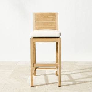 Home Kitchen <b>bar</b> Teak Wood <b>High</b> Chair Furniture Luxury Outdoor Wooden <b>bar</b> <b>Stool</b> Furniture - Product Image 2