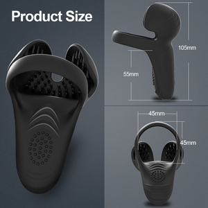 <span class=keywords><strong>Anneau</strong></span> pénien en <span class=keywords><strong>silicone</strong></span> souple ALWUP avec 10 modes de vibration et protection des testicules pour hommes, retardateur d'éjaculation, jouet sexuel pour couple - Product Image 5