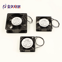 80*80*25 Elektrischer Axiallüfter 8025 Gleitlager 110-125/200-240/380V DC/EC Kunststoffblätter Schraubmontage Geräuscharm OEM/ODM