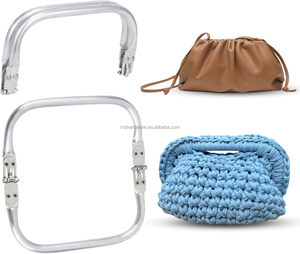 MZ Custom Luxury Metal <span class=keywords><strong>Purse</strong></span> Frame Parts Mango de papel impermeable con accesorios de bolsa especiales para bolsa de embrague DIY 16/18/19/22cm - Product Image 5