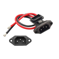 Câble de charge coudé pour véhicule électrique, prise secteur CA, faisceau de câbles, connecteur de batterie au lithium en caoutchouc pour vélo électrique