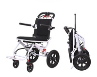 Fauteuil roulant pliable super léger avec frein à main, chaise médicale portable pour personnes âgées et handicapées, utilisation quotidienne en extérieur