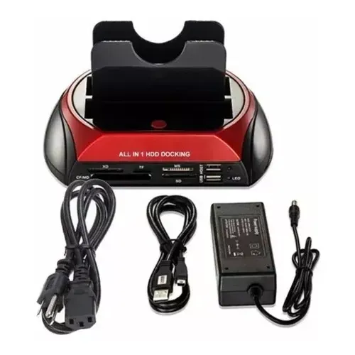 2.5 And 3.5 Inch SATA IDE SSD HDD External Docking Station With USB Interface For Data Transfer And Storage Expansion By EGTMA