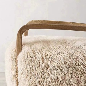 <span class=keywords><strong>Fauteuil</strong></span> de salon vintage moderne nordique, modèle Bruxelles, en bois massif - Product Image 5