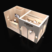 Stand d'exposition écologique 10x10 10x20 pieds, taille personnalisable, stand d'exposition pour salons professionnels