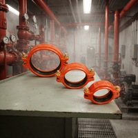Raccord rapide pour tuyau d'incendie en laiton de qualité supérieure, approuvé FM UL NFPA20, rainuré