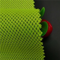 Tissu en filet 100 % polyester respirant et léger jaune fluorescent pour robes de soirée et robes à paillettes, tissu en tulle, tissu en dentelle
