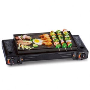 双燃烧器野营炉，两个燃烧器便携式燃气灶 - Product Image 5