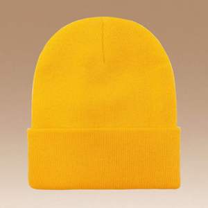 Custom LOGO <b>Beanies</b> Classic Men's Women's Cuffed Folded Acrylic Knit <b>Beanie</b> <b>Hat</b> Solid Unisex Cold Promotion Gift - Product Image 4