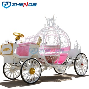 Princess Luxury Horse Cart Stylish Carriage Pumpkin Wedding Horse Carriage\romantic Horse Carriage - Product Image 2