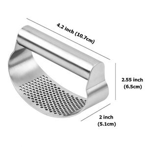 Custom LOGO Easy <b>Kitchen</b> <b>Gadget</b> Heavy Duty Garlic Crusher Stainless Steel Garlic Press Rocker - Product Image 2