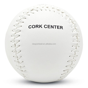 Pallone da Softball TAMANACO SB-120 in PVC, 12 Pollici, Bianco, Resistente agli Urti, Imbottito in Sughero, Cucito a Mano, Produzione Professionale Diretta - Product Image 3
