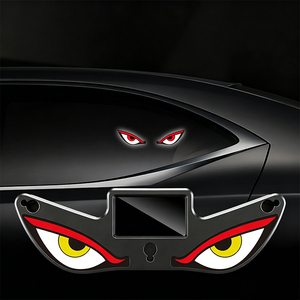 Solar Energy Demon Eye Devil Eyes LED Car <b>Window</b> <b>Light</b> Wireless No Drill USB Powered <b>Lights</b> for Cars Windshield - Product Image 1
