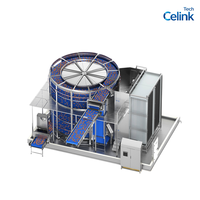 Machine de congélation rapide individuelle IQF à haute efficacité, congélateur à air pulsé en acier inoxydable, type armoire