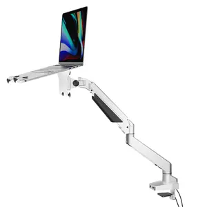 Braccio per Monitor regolabile in altezza CS106U morsetto da tavolo flessibile braccio LCD VESA 100*100 staffa per Monitor supporto per laptop