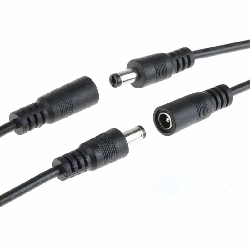ip67 2pin dc5521 5521 5.5mm x 2.1mm 5.5x2.1 extension dc power cable