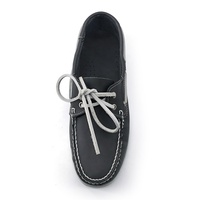 Mocassins unisexes légers et respirants en cuir véritable gris naturel de haute qualité, chaussures de marche pieds nus décontractées, style bateau, pour le printemps