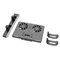 Support de Refroidissement Mural Multifonctionnel MD Métal+ABS Support de Charge pour Manette Support pour Casque pour Console Fine