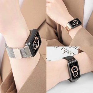 Paquete de accesorios Forwelleny, bandas de reloj inteligente de metal, <span class=keywords><strong>Correa</strong></span> magnética, pulsera Milanesa, pulsera de bucle para <span class=keywords><strong>Huawei</strong></span> Band 8 9 10 - Product Image 5