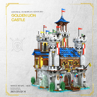 Reobrix Usine Vente Directe Le Château De Style Européen Du Moyen Âge Ensemble De Blocs De Construction Cadeau Juego de Construcciones